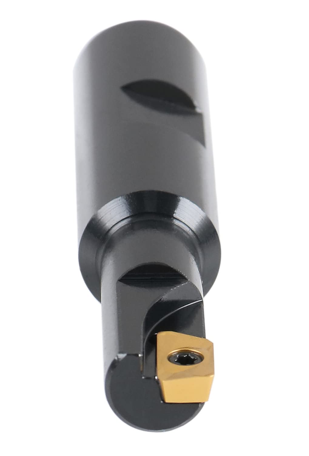 Accusize Industrial Tools 1/2'' 90 Deg Square Shoulder Indexable End Mill with Carbide Apkt11T3 Inserts, 0056-0913