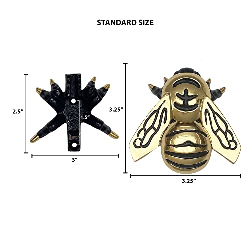 Bumblebee Door Knocker - Brass (Standard Size)