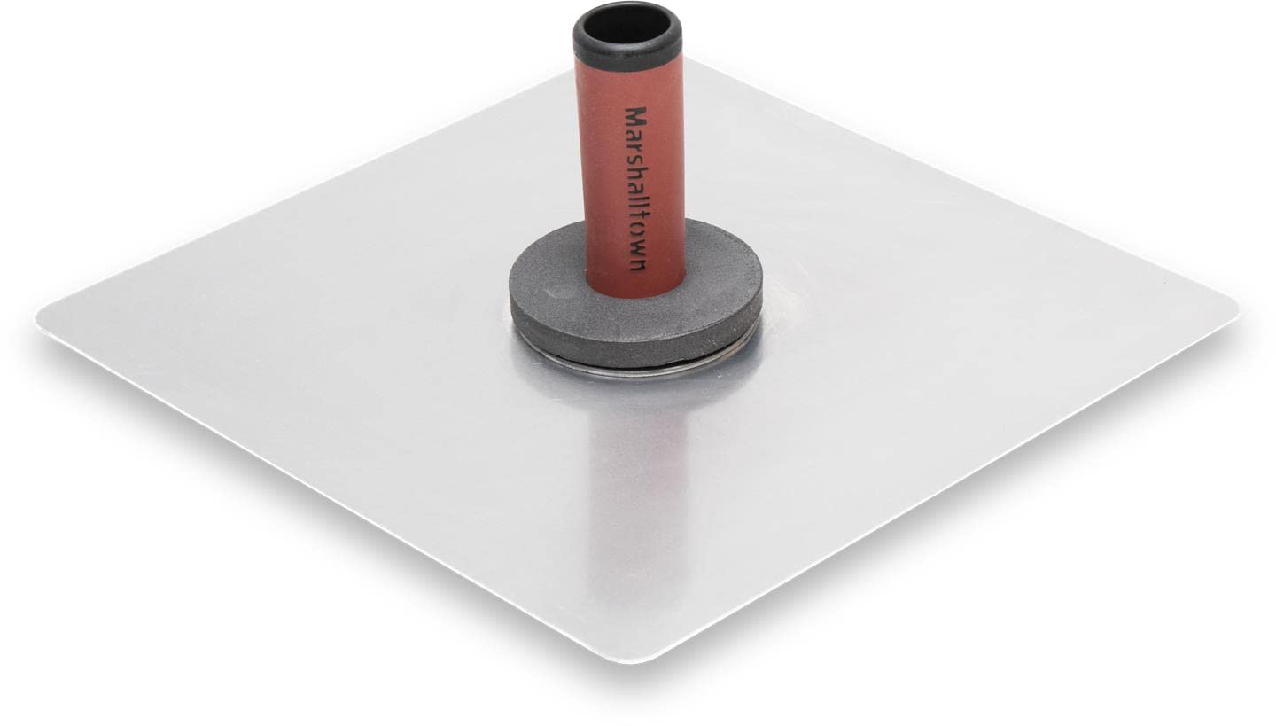 MARSHALLTOWN Hawk, 13Inch Aluminum Blade, Includes Callus Preventer and DuraSoft Handle, Masonry, Drywall, Made In the USA, 1D