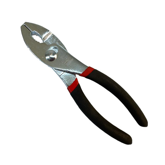 Edward Tools 6” Slip Joint Pliers – Heavy Duty Carbon Steel, Rubber Grip, Fine & Coarse Teeth, Rust-Resistant Finish