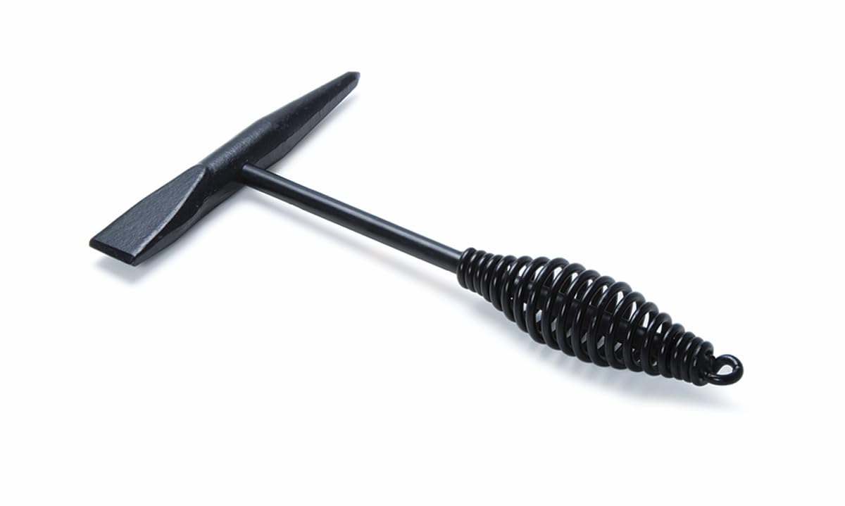 Vaper 41225 Welding Chipping Hammer - Remove Slag and Spatter - Cone and Chisel Dual-Heads with Shock Absorbing Coil Spring Handle