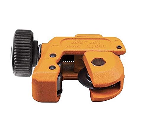 Edward Tools Harden Pro Mini Pipe Cutter 1/8"-7/8" for Copper, Aluminum, PVC & Metal Tubes – Heavy Duty Steel Blade, Multi-Use