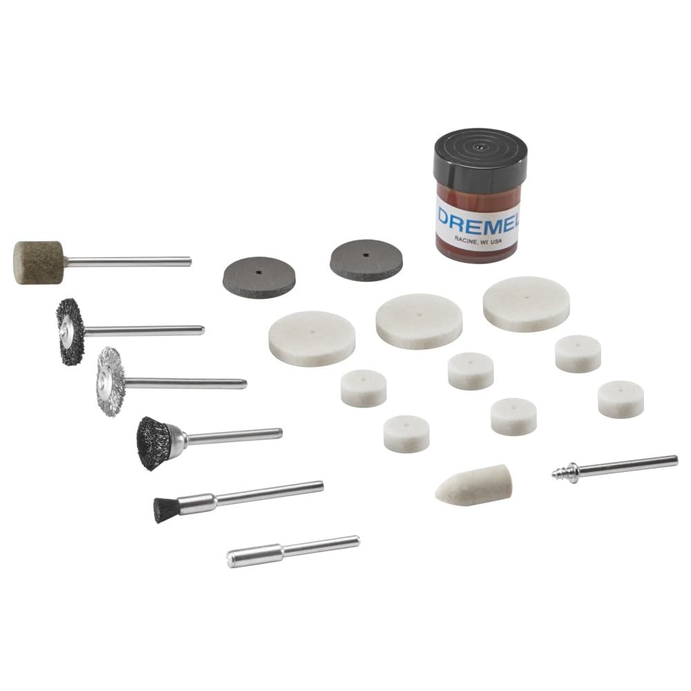 Dremel 726-01 20-Piece Cleaning/Polishing Accessory Micro Kit
