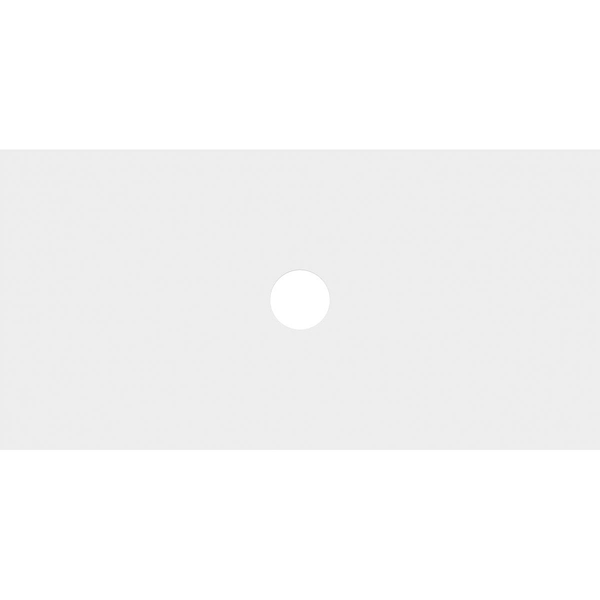 Ekena Millwork CMP40X20RE-04000 Rectangle Architectural Grade PVC Contemporary Urethane Ceiling Medallions 40"W x 20"H x 4"ID x 14"C x 1"P