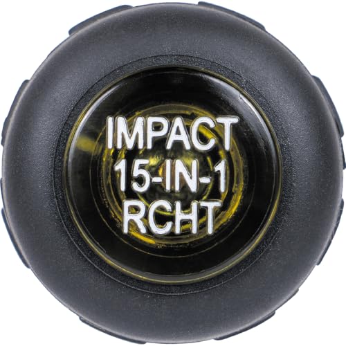 Klein Tools 32315HD 15-in-1 Multi-Bit Ratcheting Screwdriver, Impact-Rated, 7 Double-Ended ProFlex Torsion Zone Tips, 1/4-Inch Nut Driver, 8-Piece