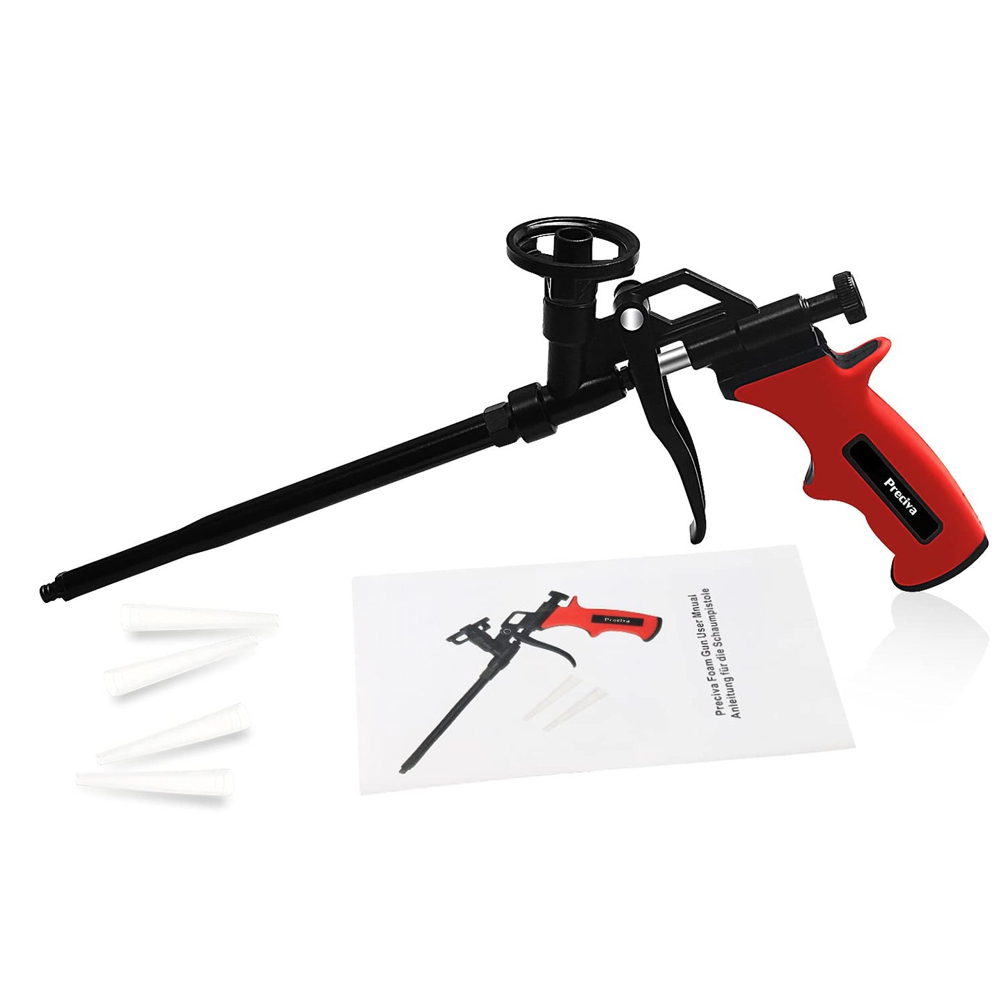 Preciva Heavy Duty PU Foam Gun – Professional Caulking & Sealing Applicator for Filling, Spraying, Home & Office Use