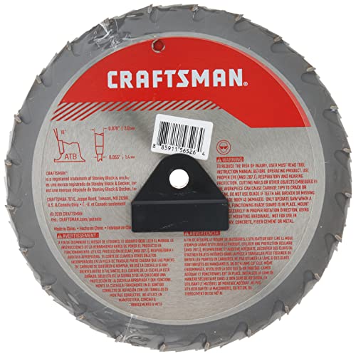 CRAFTSMAN 7-1/4" Miter Saw Blade, 24-Tooth, 3 Pack (CMAS2725243)