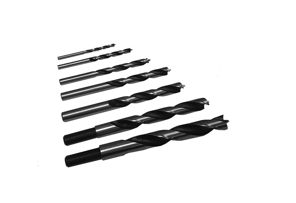 Milescraft 1812 Drill Bit Set, Brad Point, 7-Piece (imperial)