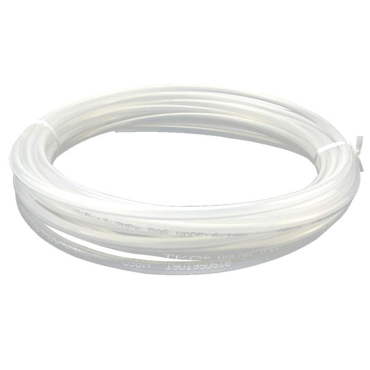 Beduan 6 mm OD Pneumatic Air Line Tubing Nylon Air Hose for Fluid Transfer or Air Brake System 32.8ft (Clear)