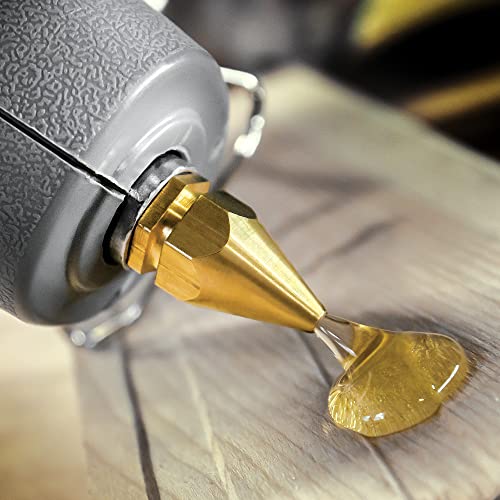 AdTech Industrial High-Output Hot Melt Glue Gun, 200W – Professional Grade for Carpentry, Repairs & Remodeling, Grey