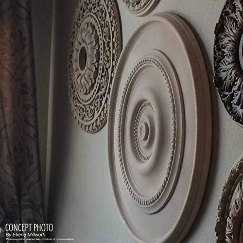 18 1/8"OD x 3 3/4"ID x 1 1/8"P Bradford Ceiling Medallion (Fits Canopies up to 4 3/8")