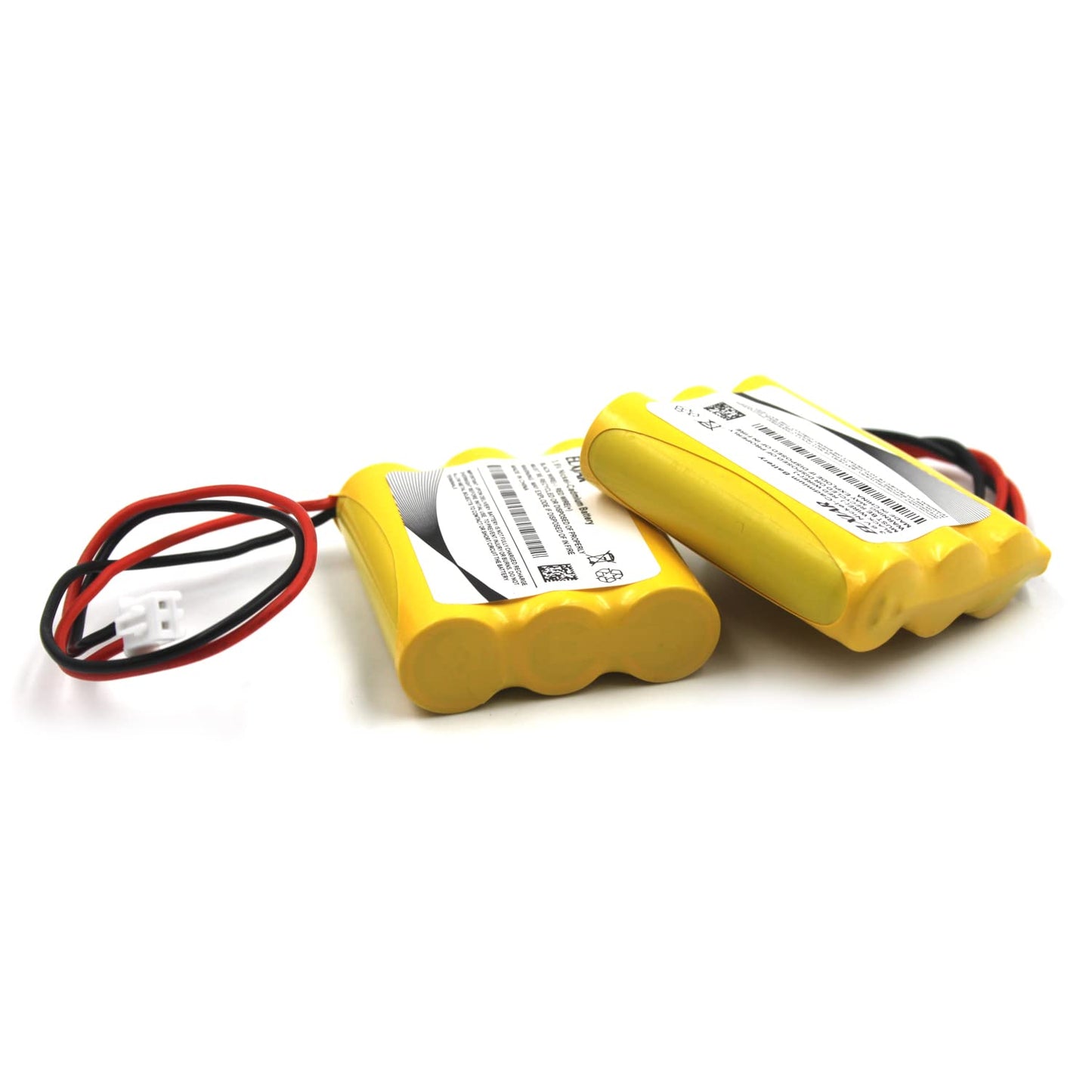 YUTSUJO (2-Pack) 3.6V 600mAh Ni-CD Battery Replacement for PowerSonic A5289-1 OSA107 DISON KRH-15/51 JLEU9 Exit Sign Emergency Light