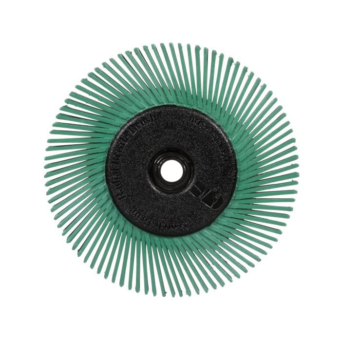3M Scotch-Brite™ Radial Bristle Brush, 6 in x 1/2 in x 1 in 50 With Adapter, 5 ea/Case