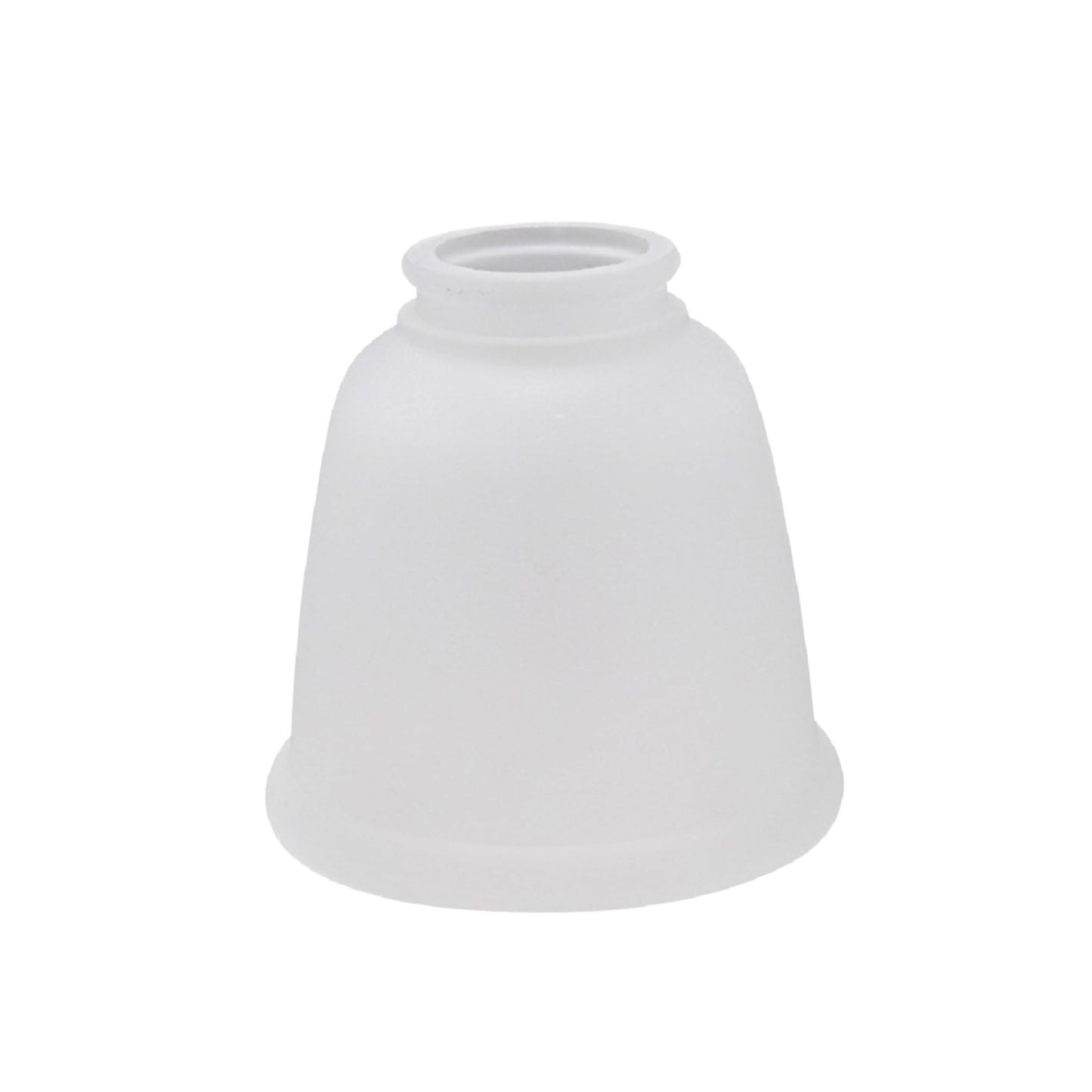 Aspen Creative 23045-4 Transitional Style Bell Shaped Frosted Replacement Glass Shade, 2-1/8" Fitter Size, 4-5/8" high x 4-5/8" diameter, 4 Pack