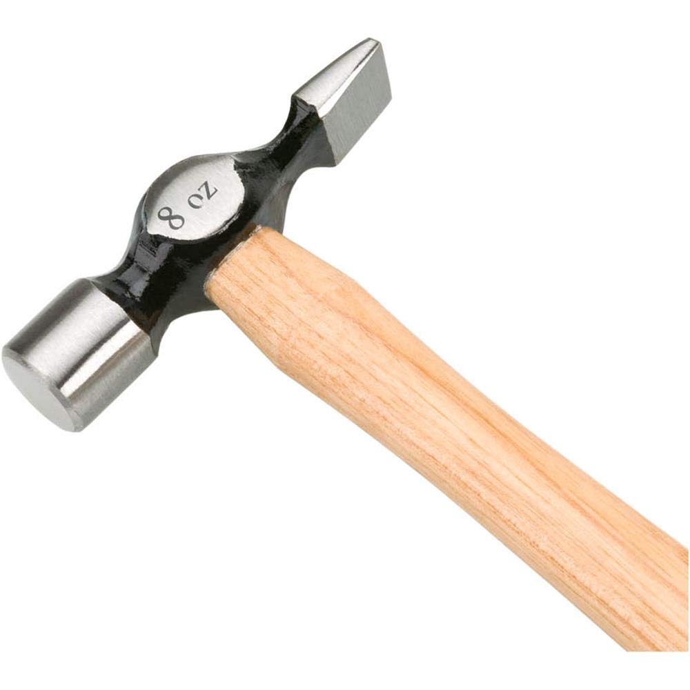 Woodstock D2671 8-Ounce Cross Peen Hammer-Hickory