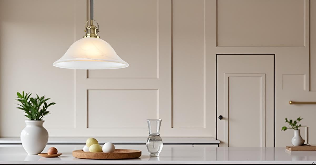 Aspen Creative 23140-11 Etched Alabaster Glass Shade for Medium Base Torchiere, Swag & Pendant Lamps, 15.5" Dia x 5.5" H, 1 Pack