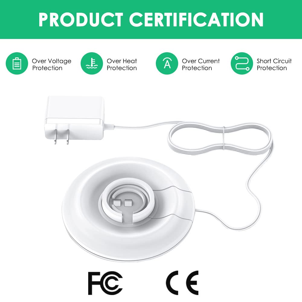 Mrgru Replacement Charger for Cordless Dustbuster Handheld Vacuum Compatible with Black and Decker CHV1410L Power Adapter Supply P/N 90571555-09