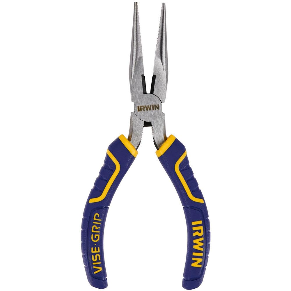 IRWIN VISE-GRIP Pliers, Long Nose Pliers, 6 Inch, For Heavy Duty Cutting and Bending (2078216)