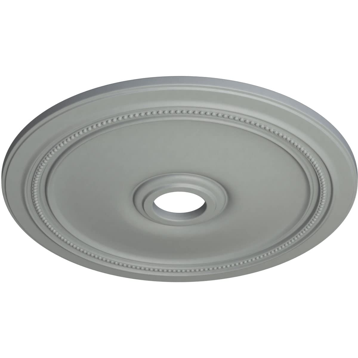Ekena Millwork CM24DI Diane Ceiling Medallion, 24"OD x 3 5/8"ID x 1 1/4"P (Fits Canopies up to 6 1/4"), Factory Primed