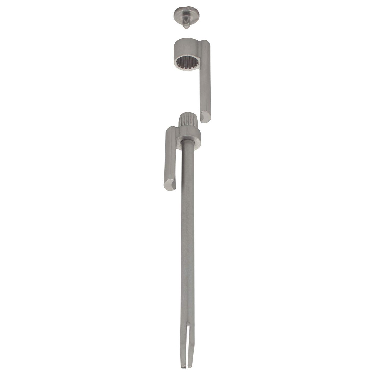 Nuk3y Door Saver 2 II Hinge Pin Stop Fits All 3"" to 4-1/2"" Residential Hinges (Satin Nickel)