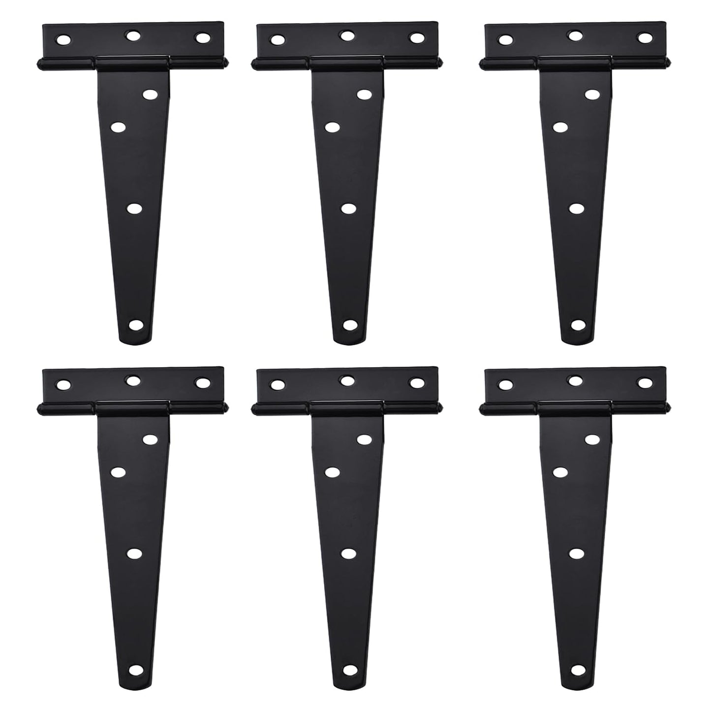 Shed Door Hardware Kit- Includes Hinges, Latches, and T-Handle Lock, Door and Window Hinge Set for Shed, Gate, Barn, Playhouse, Chicken Coop and More