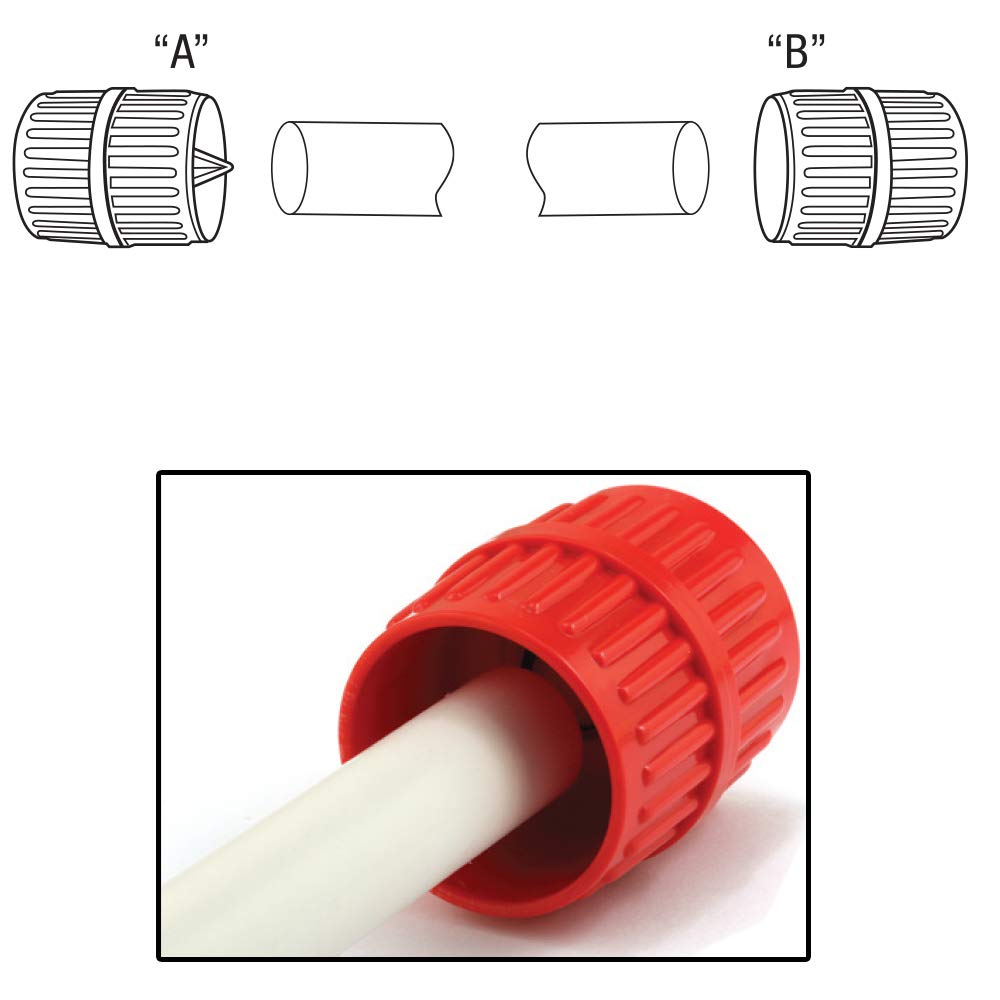 Prime-Line RP77271 Pipe And Tubing Reamer, 1/8 in To 1-5/8 in Diameter, Red (Single Pack)