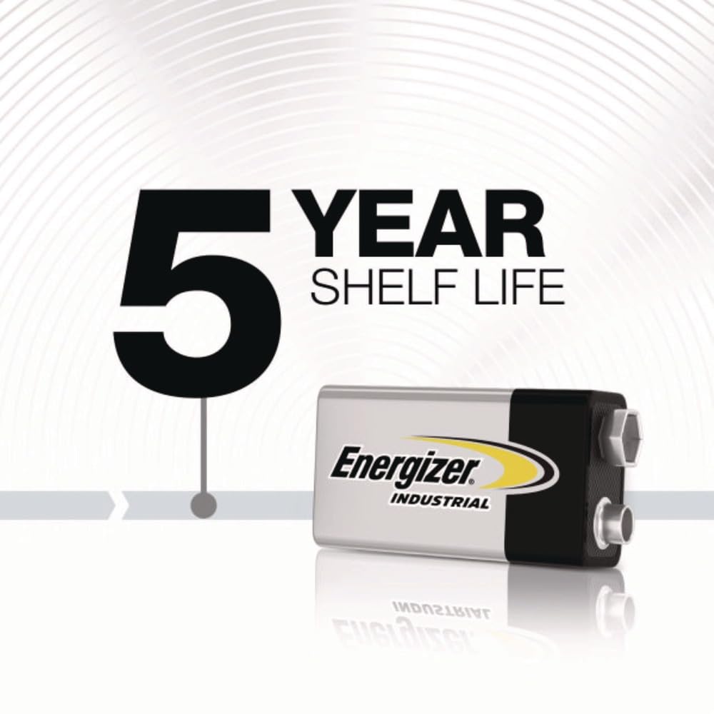 12pk Energizer 9v Industrial Battery Commercial Only