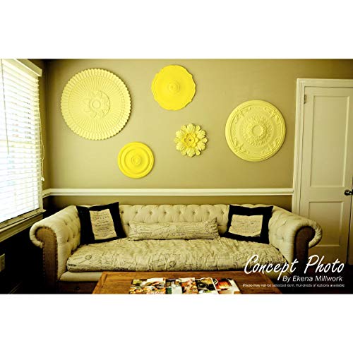 7 7/8"OD x 3/4"P Small Alexandria Ceiling Medallion (Fits Canopies up to 4 5/8")