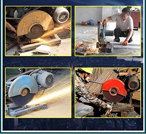 14-Inch 10-Pack Abrasive Cut Off Blades, Metal Cutting, Chop Saw Blades