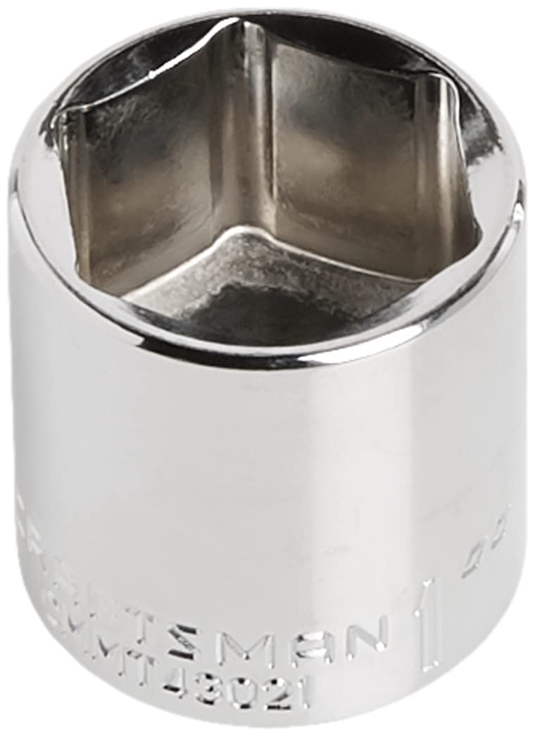 CRAFTSMAN Shallow Socket, SAE, 3/8-Inch Drive, 1-Inch, 6-Point (CMMT43021)