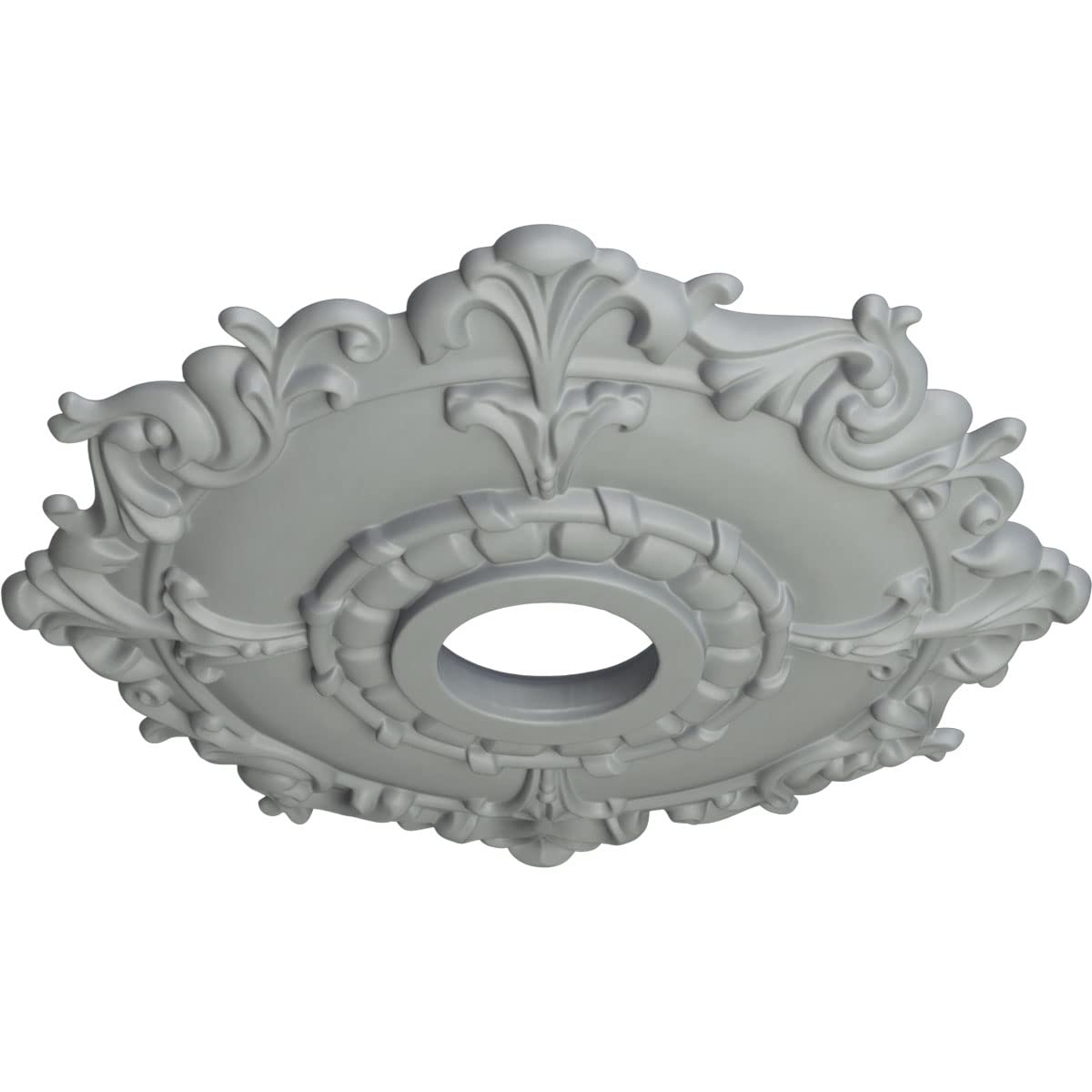 Ekena Millwork CM18RL 18-Inch OD x 3 1/2-Inch ID x 1 1/2-Inch Riley Ceiling Medallion