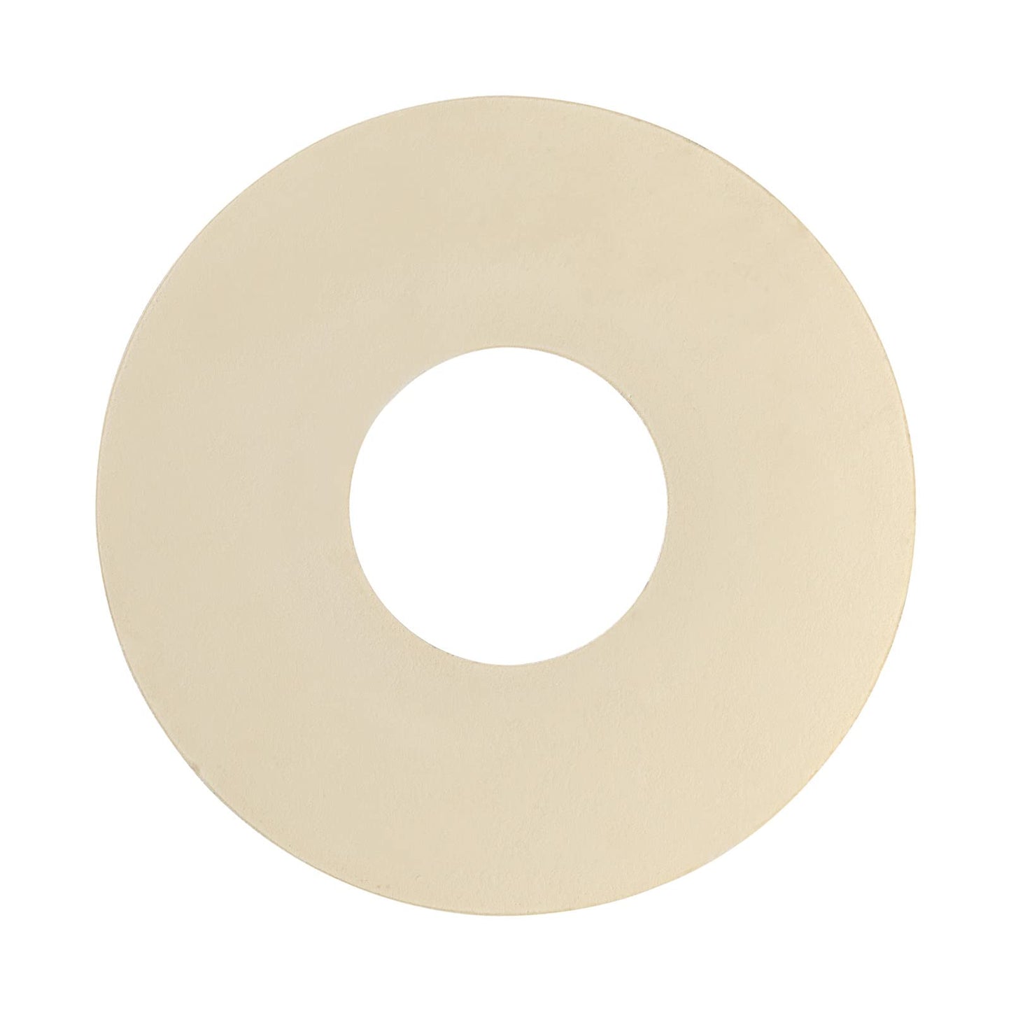 ELFCAB 2 Pcs Vintage Carved Flower Ceiling Medallion for Light Fixtures and Ceiling Fans (10-1/8"OD X 4"ID White)