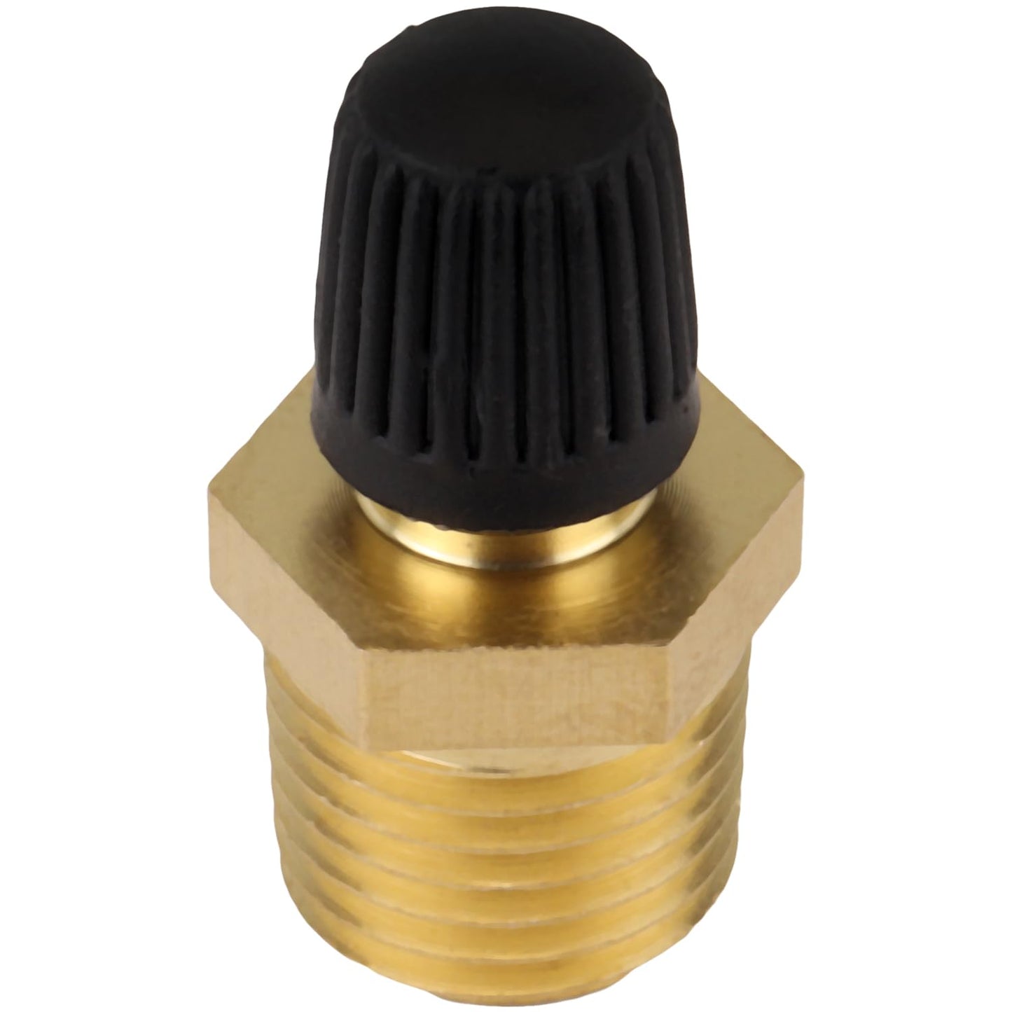 Milton S-684-4 1/4" MNPT Male Tank Valve, includes Protective Caps (Pack of 2)