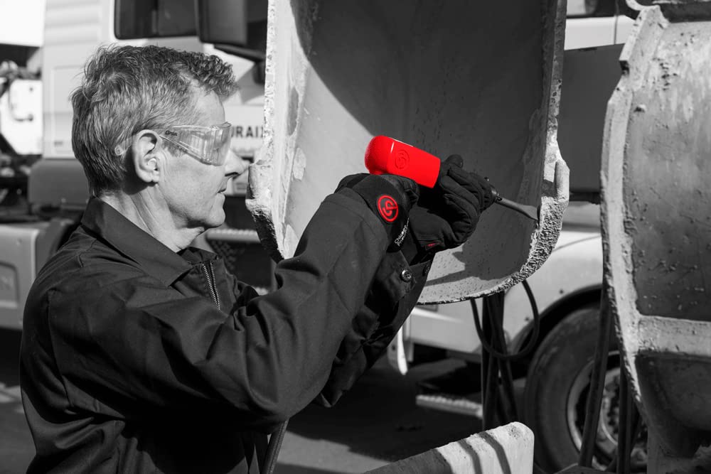 Chicago Pneumatic CP7150K Air Hammer Kit – 0.401" Round Shank, 3.5" Stroke, 0.75" Bore, 2300 BPM, Welding & Construction Tool