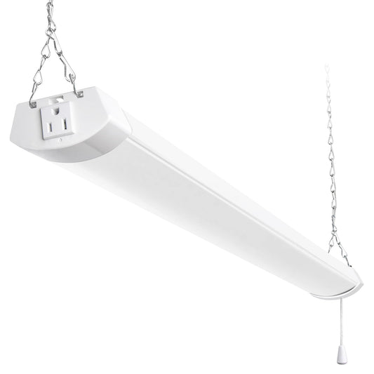 Hykolity 4FT 120W LED Shop Light, 13000lm 5000K, Linkable Garage & Workshop Light, Hanging or Flush Mount, ETL Certified