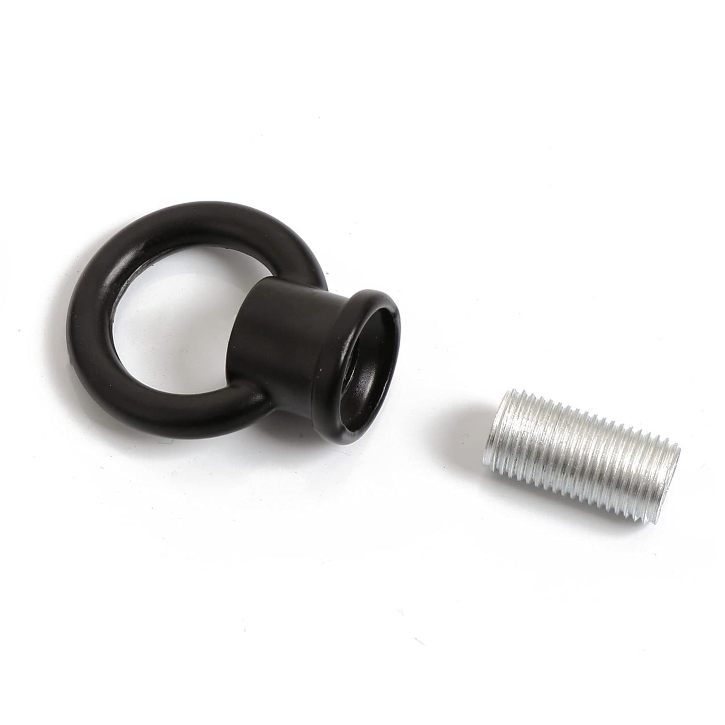 Voguad 15ft Black Pendant Lighting Chain, Heavy-Duty Hanging Extension with Connection Locks, Swag Light Fixture Chain, 65 lb Load Capacity