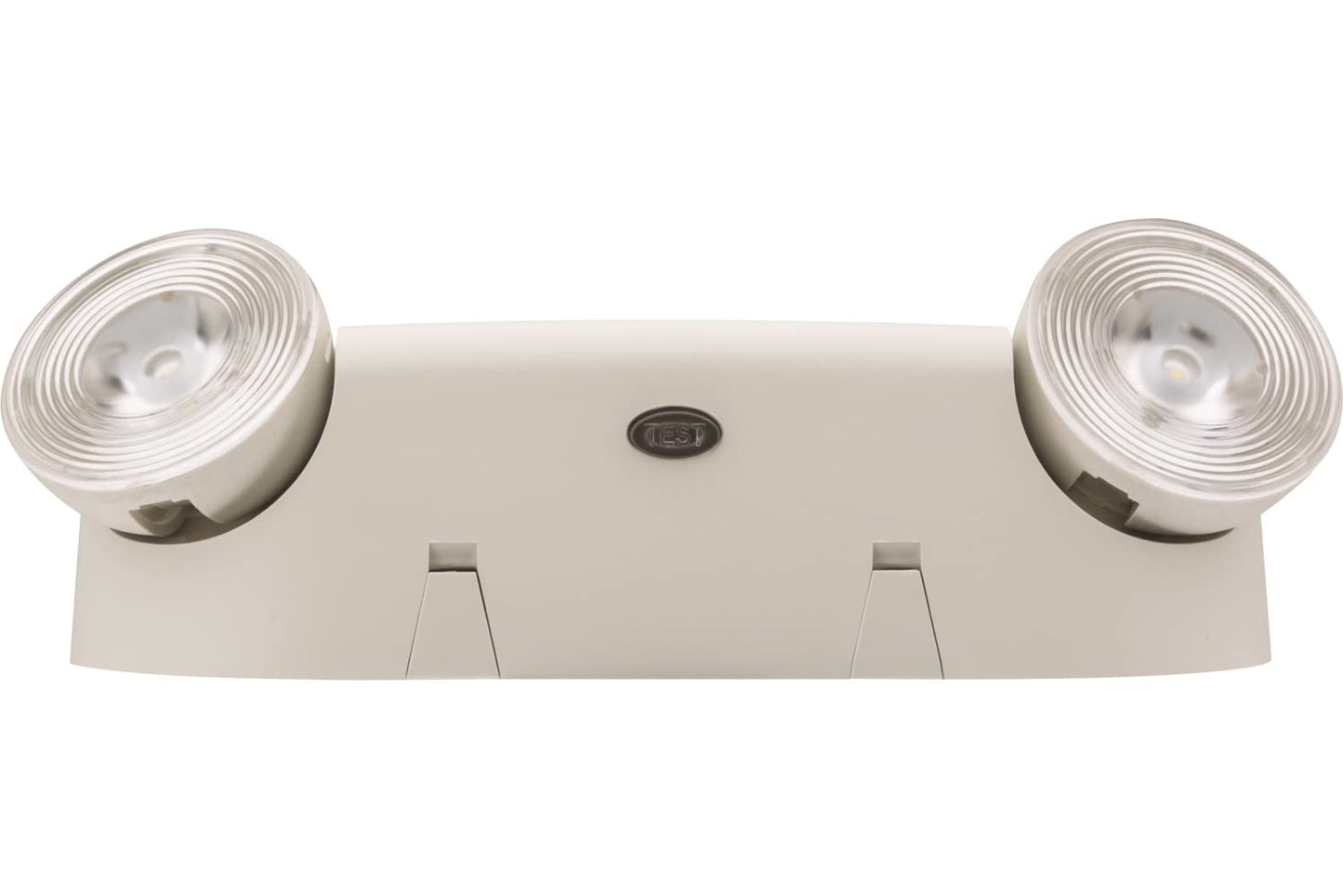 Lithonia Lighting Basics Low Profile LED Emergency Light, Ceiling or Wall Mount, Dual Voltage 120/277V, White Thermoplastic (EU2L M12)