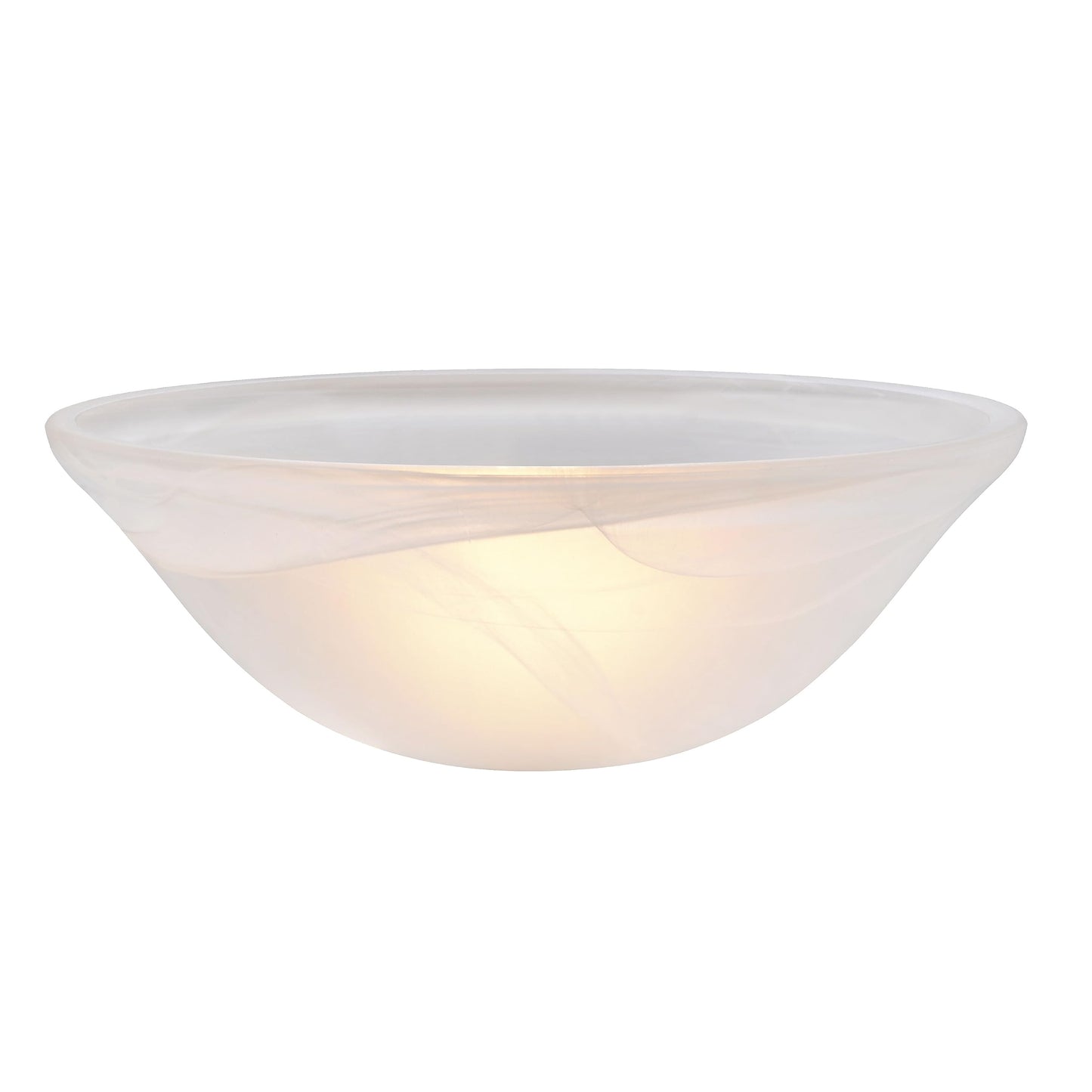 Aspen Creative 23147-11A Alabaster Glass Shade 11.5" x 4" for Medium Base Torchiere, Swag, Pendant, Wall Sconce & Island Light – 1 Pack
