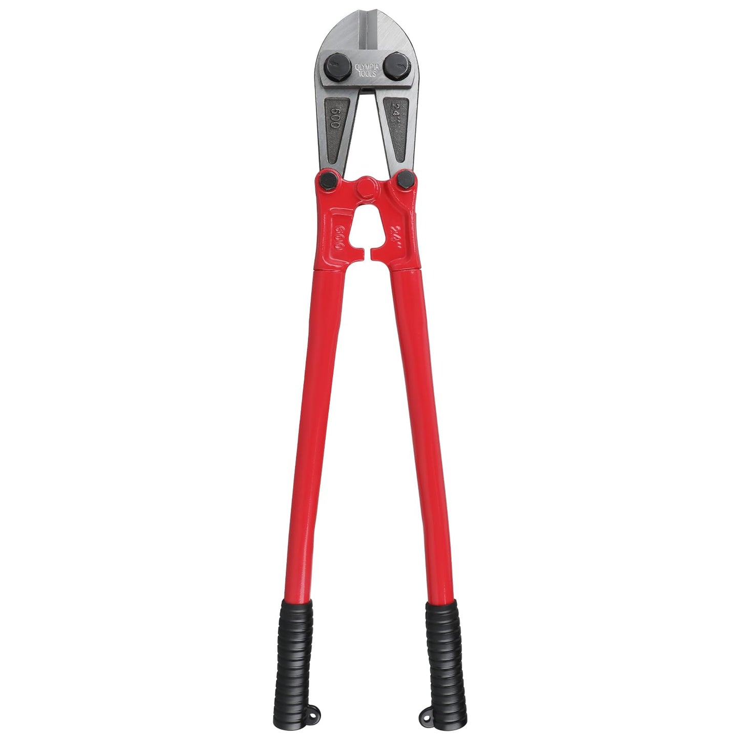 Olympia Tools 24" Bolt Cutter with Drop Forged Alloy Steel and Ergonomic Grip Rubber Handles for for Cutting Fence, Steel Wire, Chain, Screws, Rivet