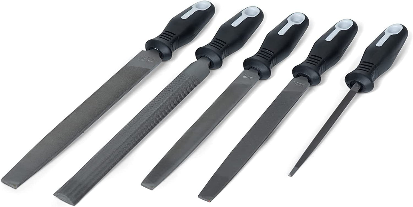 Crescent Nicholson 5 Piece General Purpose File Set with Ergonomic Handles | 22040HNNN