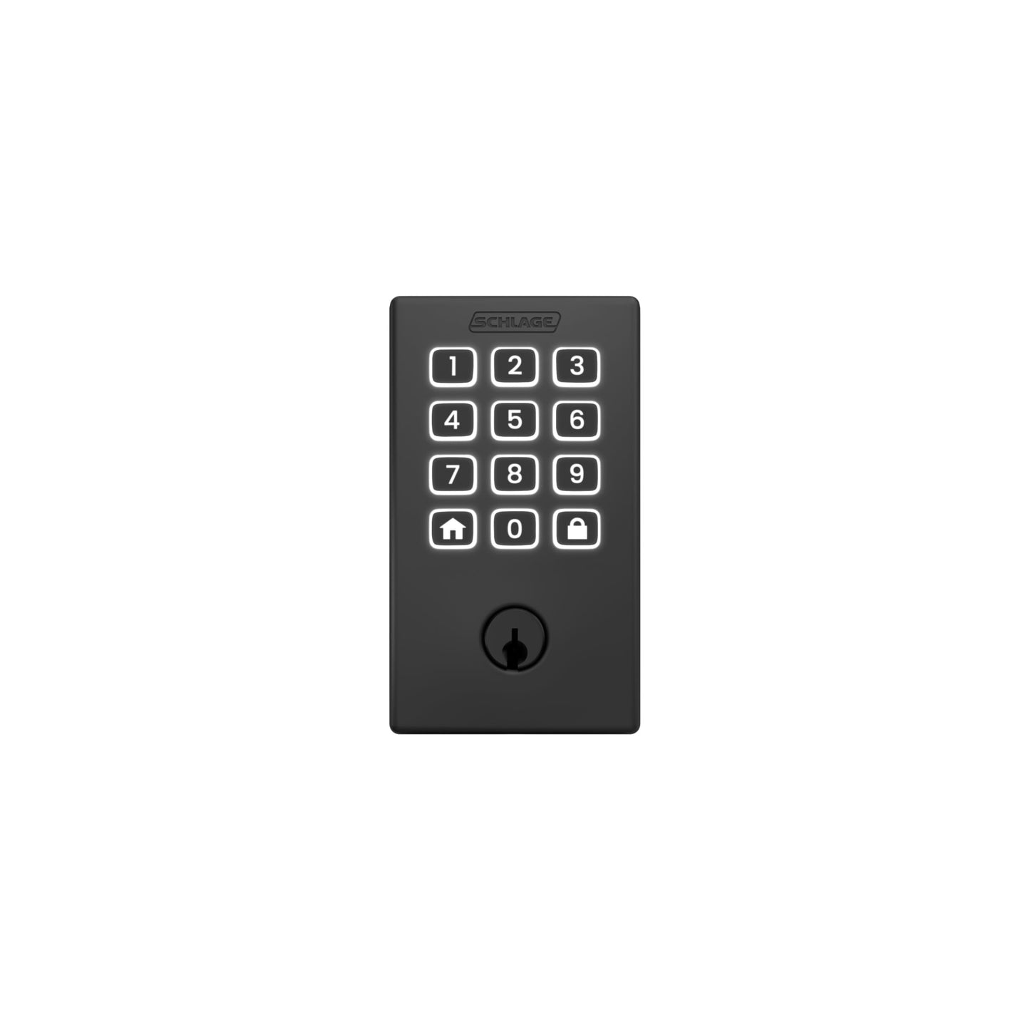 Schlage Arrive WiFi Deadbolt Smart Lock, Keyless Entry Door Lock with Century Trim, Matte Black, Compatible with Alexa and Google, BE459WB CEN 622