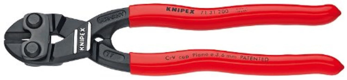 KNIPEX - 71 31 200 SBA Tools - CoBolt Compact Bolt Cutter With Notched Blade (7131200SBA)