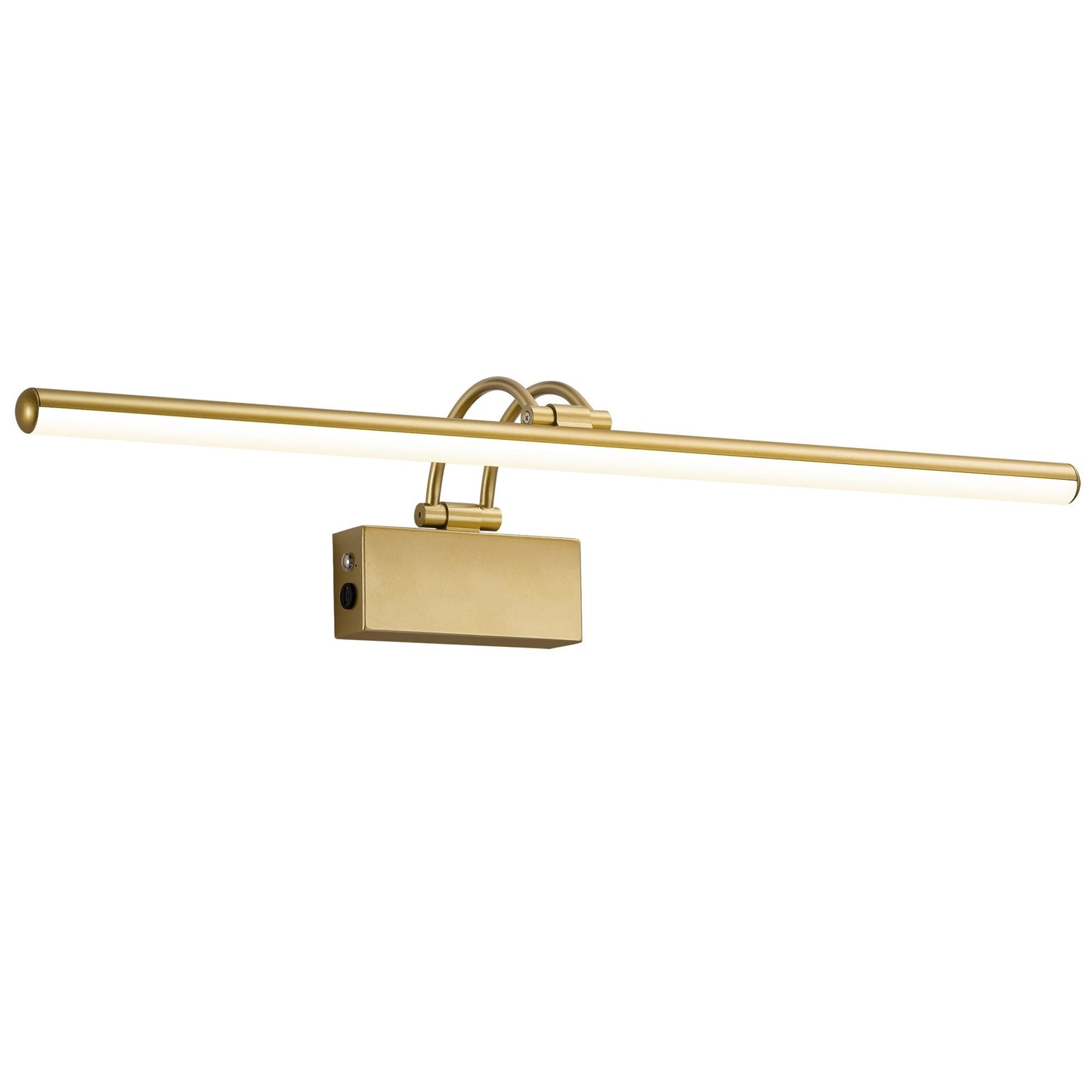 **KDG 24” LED Cordless Picture Light with Remote, 7000mAh Rechargeable Dimmable Art Light, Adjustable Swing Arm, Bronze**