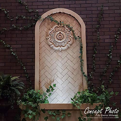 7 7/8"OD x 3/4"P Small Alexandria Ceiling Medallion (Fits Canopies up to 4 5/8")