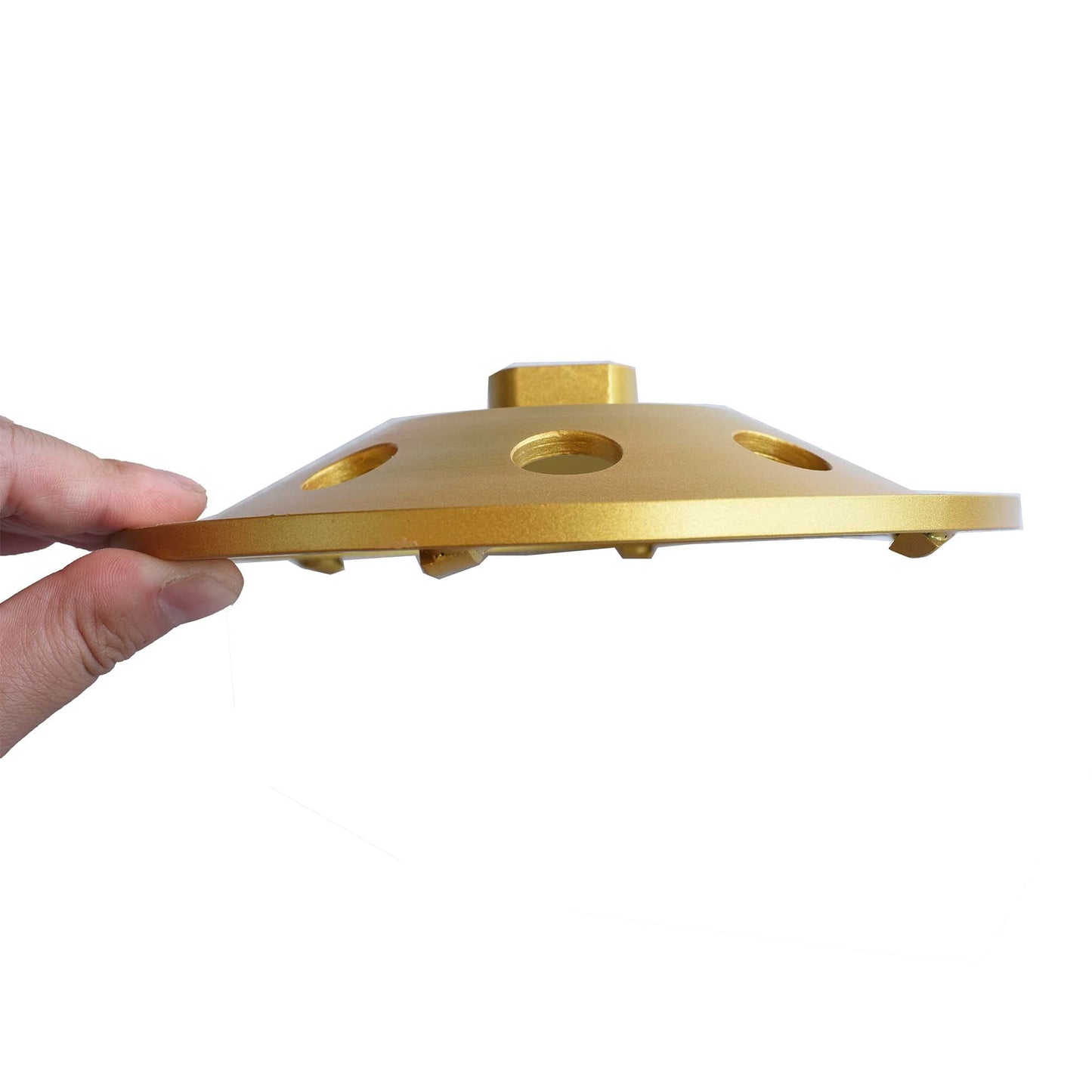 ACTINTOOL 7" PCD Cup Wheel 6PC, 1/4 Round, 5/8-11 Threaded Arbor, VCT Carpet Glue & Thinset Remover Grinding Wheel