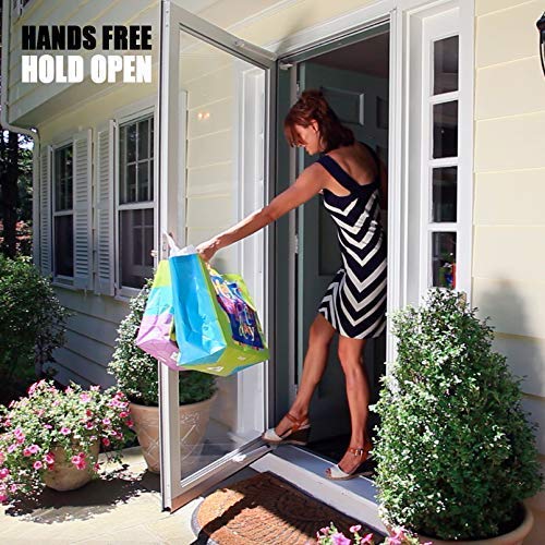 Touch 'n Hold Smooth - Heavy Duty Door Closer System (White)