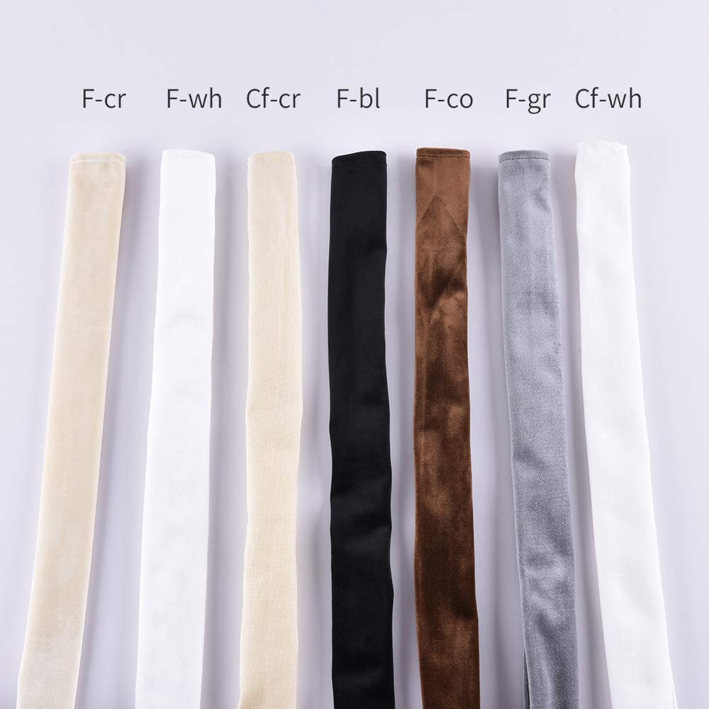 Chandelier Chain Cover Cord Cover 6 Feet,Flannelette Fabric Cord Covers for Chandelier Wire Protector and Deco(Gray)