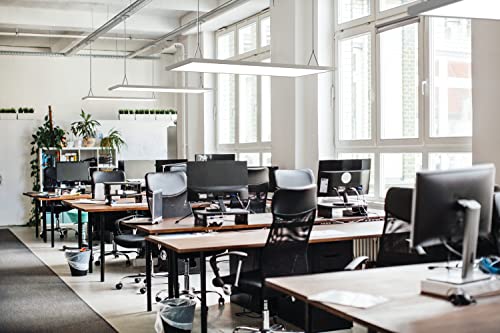 Lithonia Lighting 2x4 LED Flat Panel, 4000 Lumens, Switchable 3500K/4000K/5000K, Ceiling Mount, White