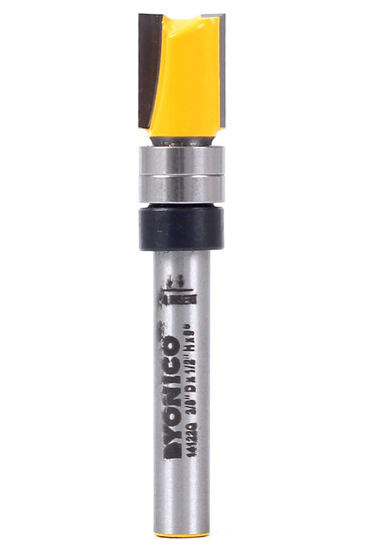 YONICO Router Bits Pattern Bit Flush Trim 3/8-Inch Diameter 1/4-Inch Shank 14122q
