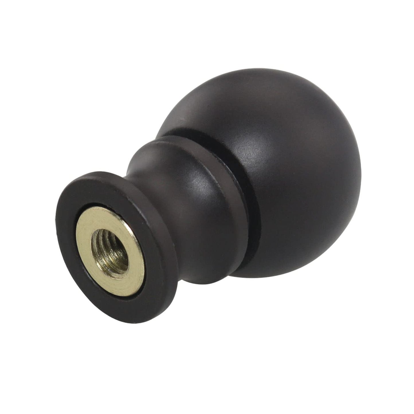 DGBRSM 2pcs Dual -Thread Lamp Finial Oil Rubbed Bronze Steel Ball Knob Lamp Shades Finials Cap Knob Lamp Decoration for Lamp Harp Holder